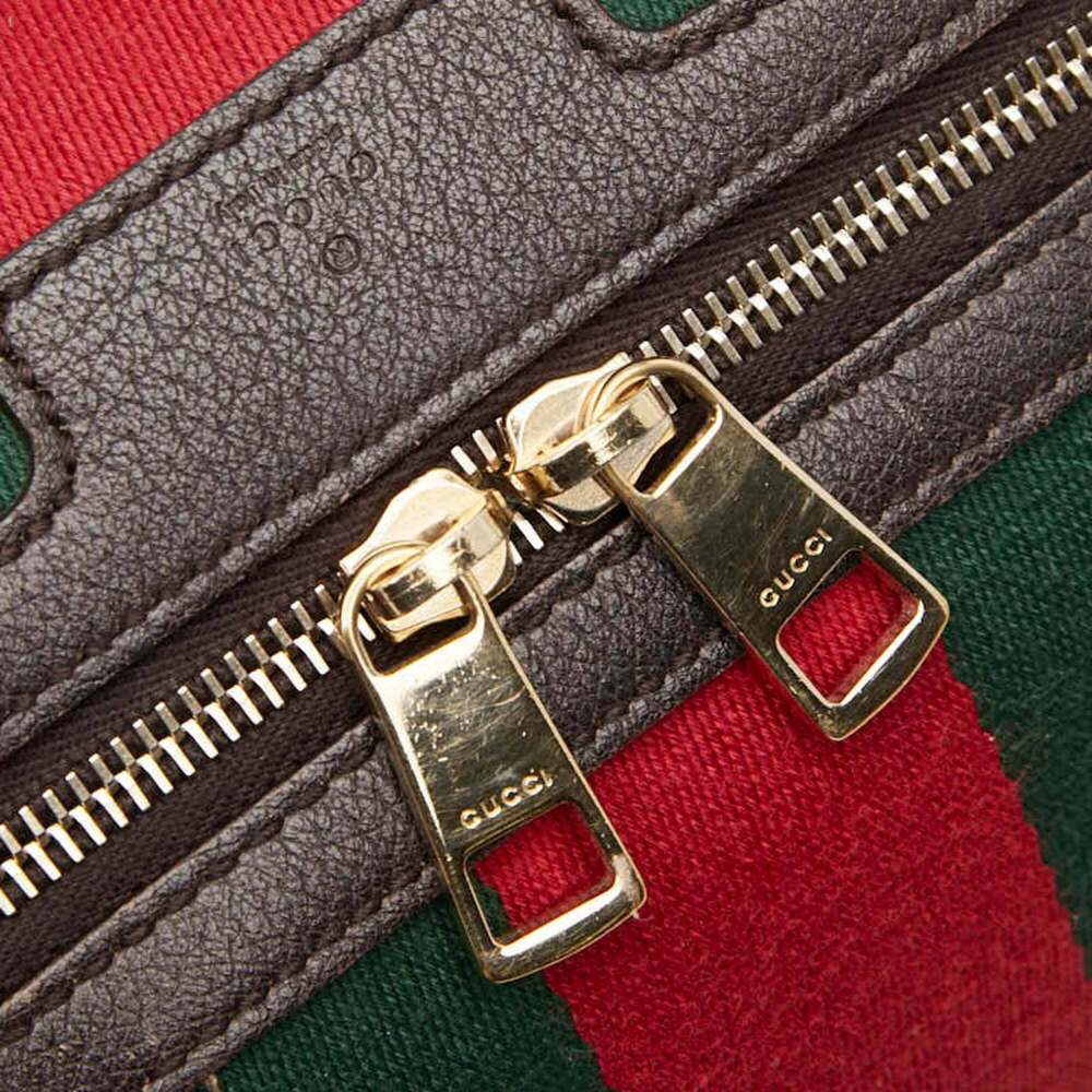 GUCCI Authentic Brown Leather Shoulder Bag - Picture 8 of 12